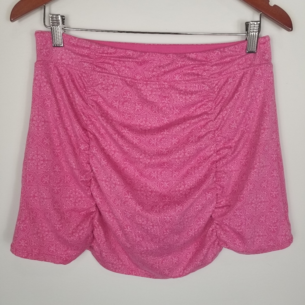 Soybu Athletic Pink Ruched Yoga Skort